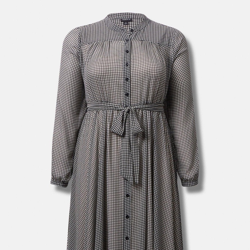 Midi Chiffon Shirtdress - Torrid - NWT